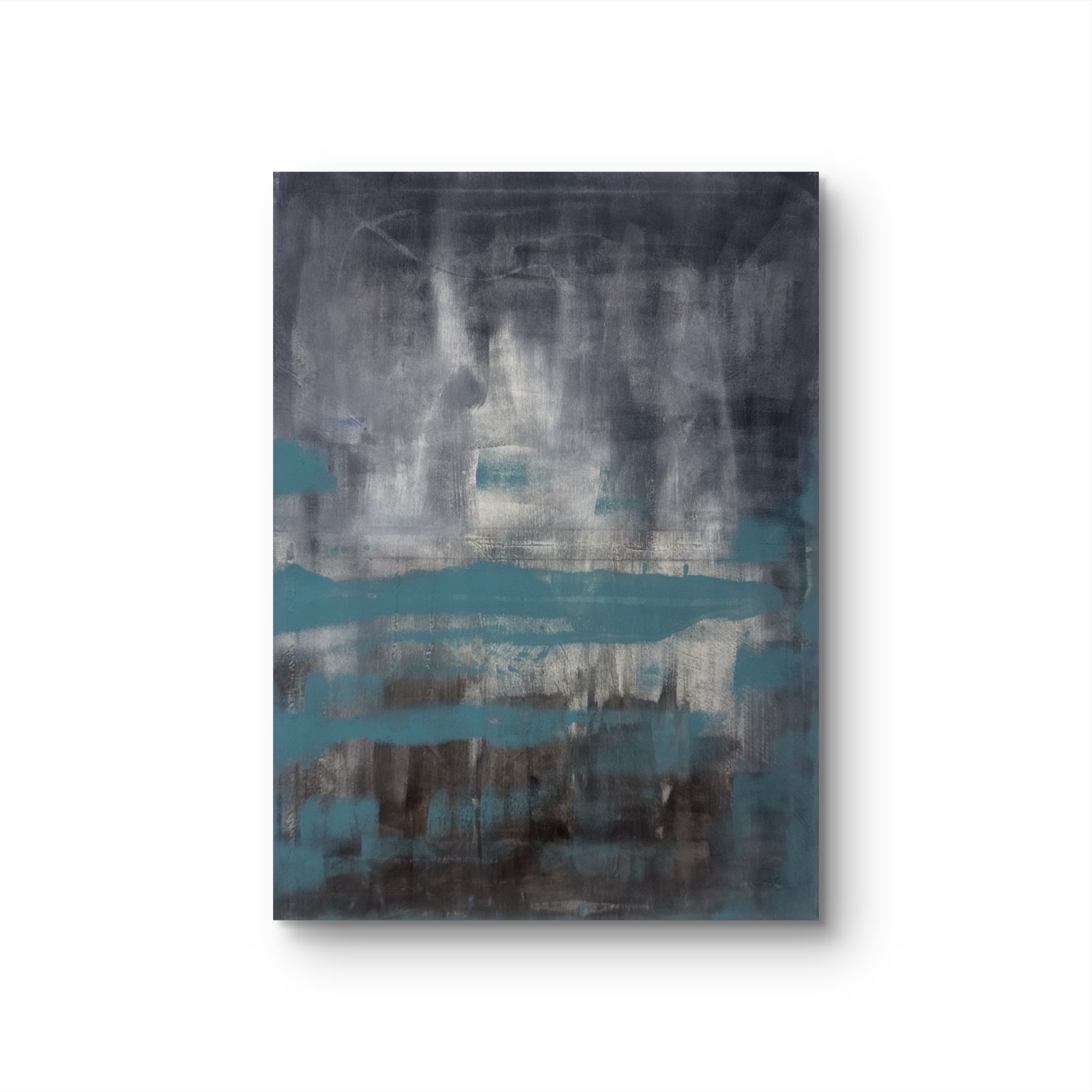 Monochromatic abstract painting